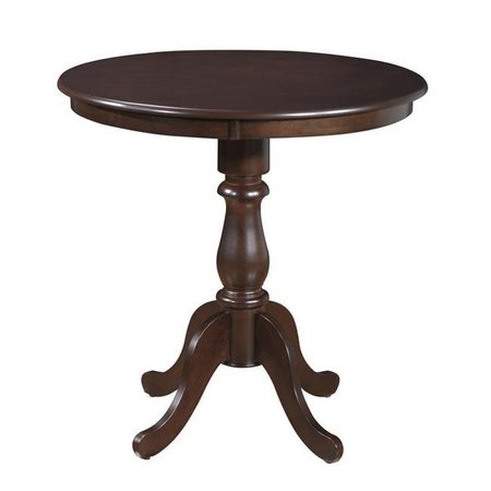 CAROLINA CHAIR & TABLE COMPANY Carolina Chair & Table 3636B-ESP Fairview Round Pedestal Bar Table; Espresso - 36 in. 3636B-ESP